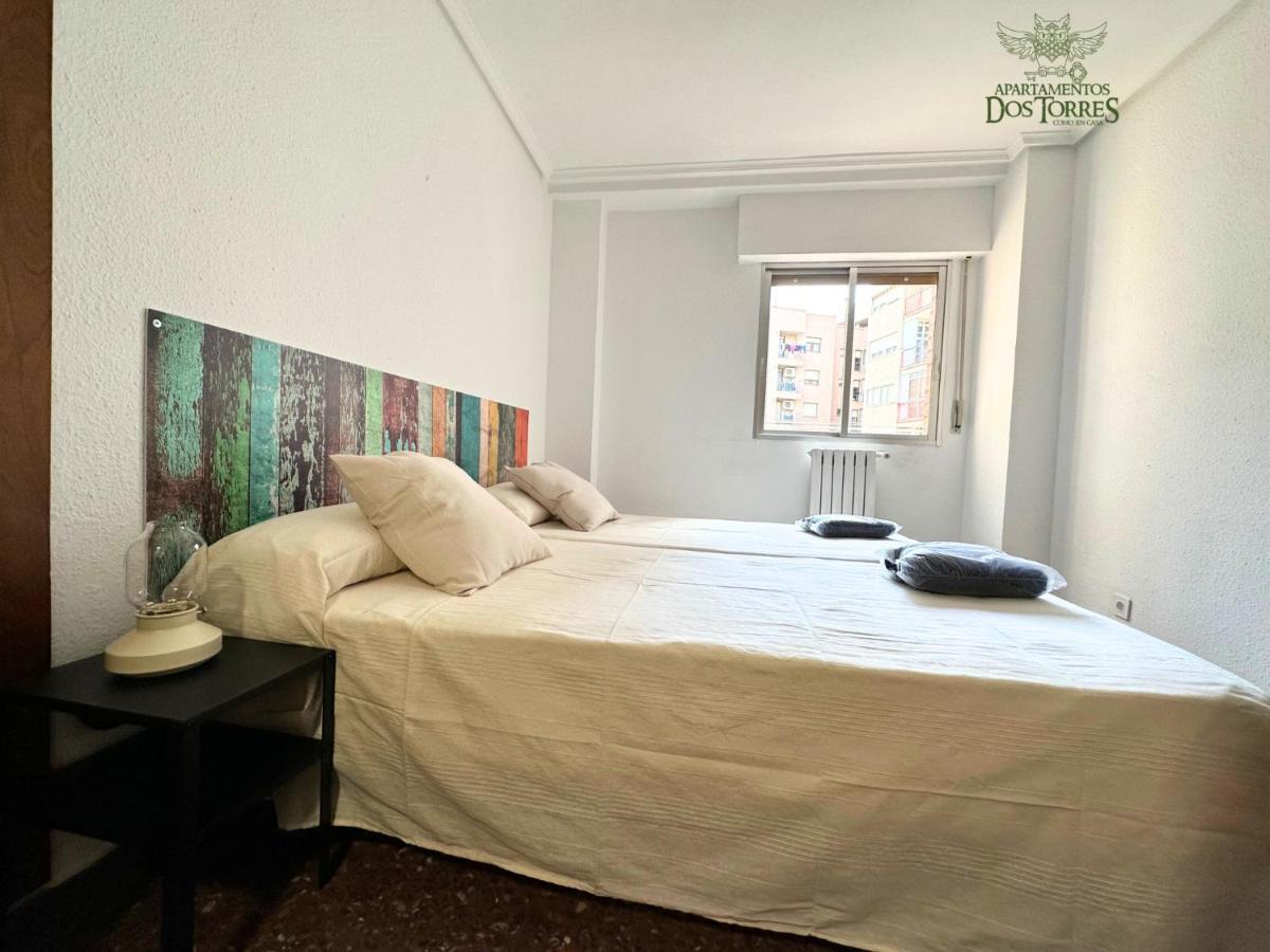 萨拉戈萨Dos Torres Alfajeria Con Parking Privado Gratis公寓 外观 照片